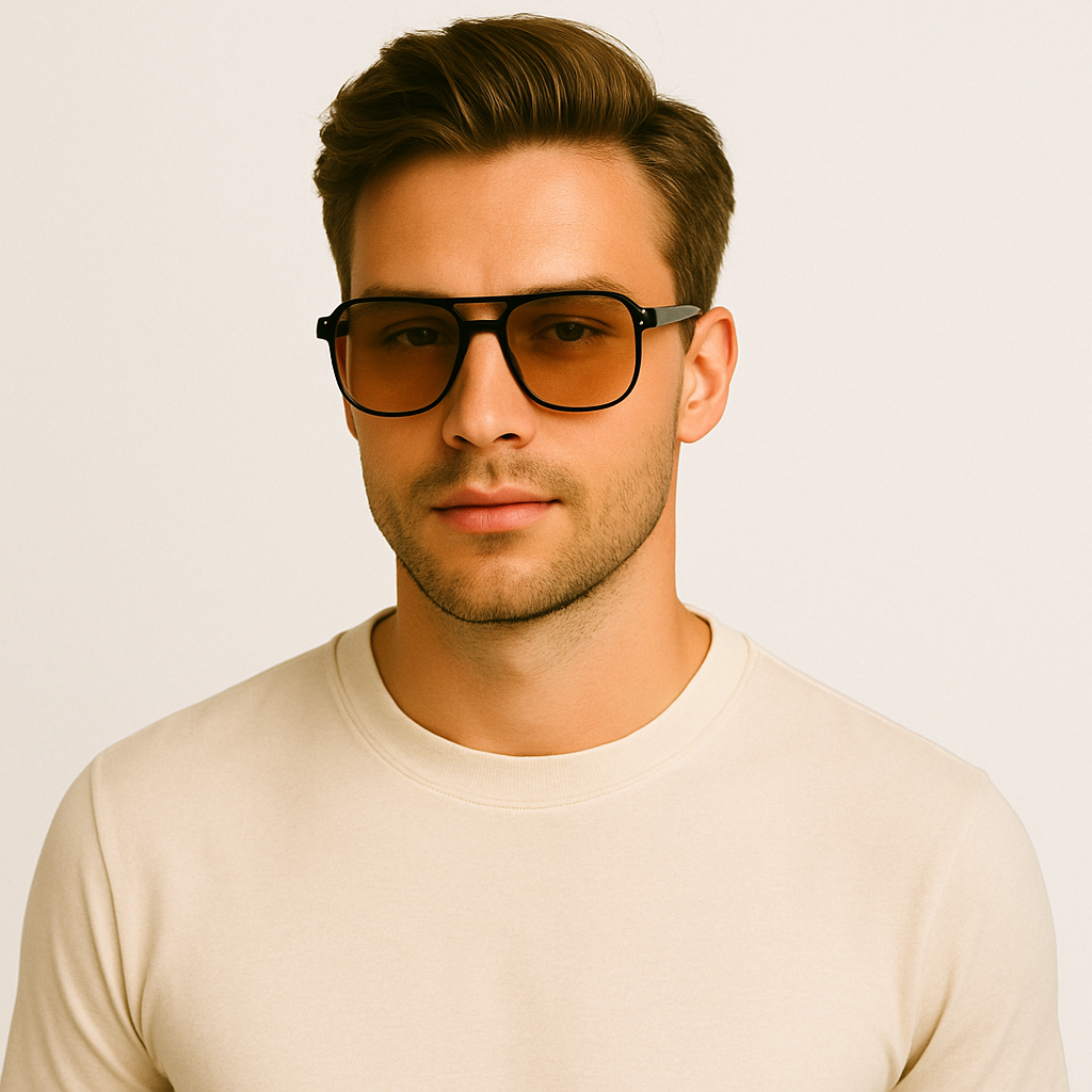Sonnenbrille aus Kunststoff - Quadratisches Design