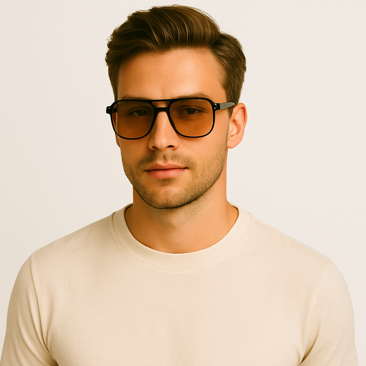 Sonnenbrille aus Kunststoff - Quadratisches Design