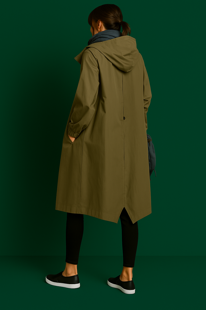 Leichte Jacke mit Kapuze – Atmungsaktives Material und Lockere Passform für Freizeit und Sportaktivitäten