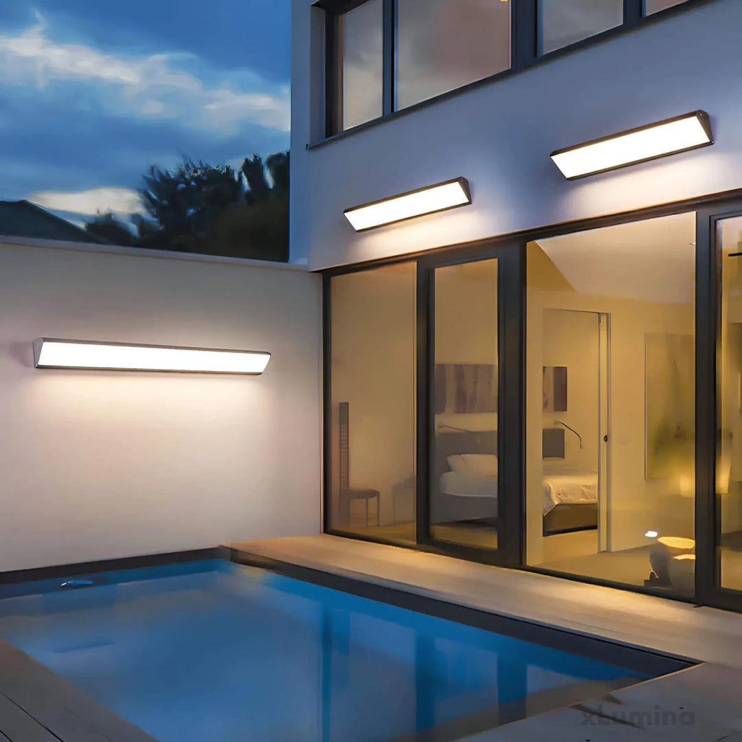 LED-Außenwandleuchte für Terrassen und Gärten – Wetterfest und Energiesparend 0