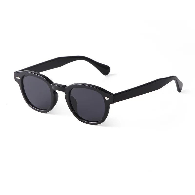 Variant image for Unisex Sonnenbrille Gelbblau UV400 Rund Kunststoff-14