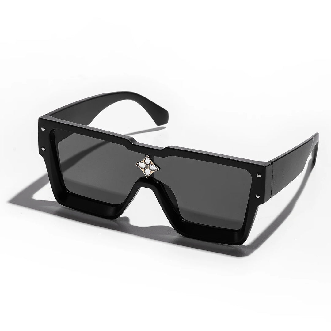 Variant image for Herren Sonnenbrille Schwarz Einheitsgröße Kunststoff Retro UV-Schutz-1