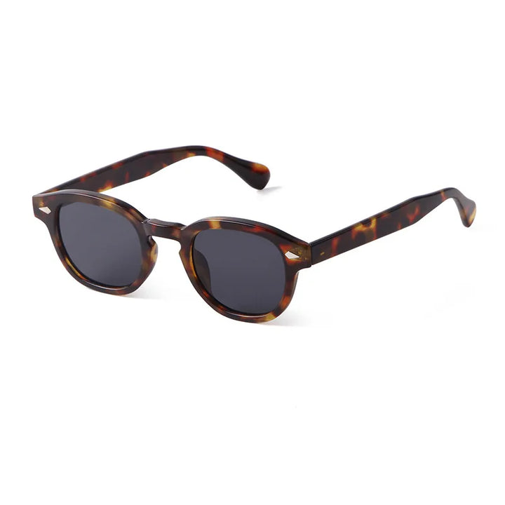 Variant image for Unisex Sonnenbrille Gelbblau UV400 Rund Kunststoff-16