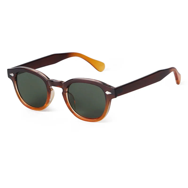 Variant image for Unisex Sonnenbrille Gelbblau UV400 Rund Kunststoff-20