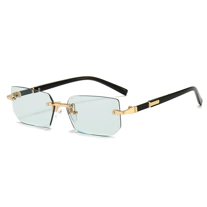 Variant image for Unisex Sonnenbrille Rahmenlos Grau Einheitsgröße Kunststoff UV400-7