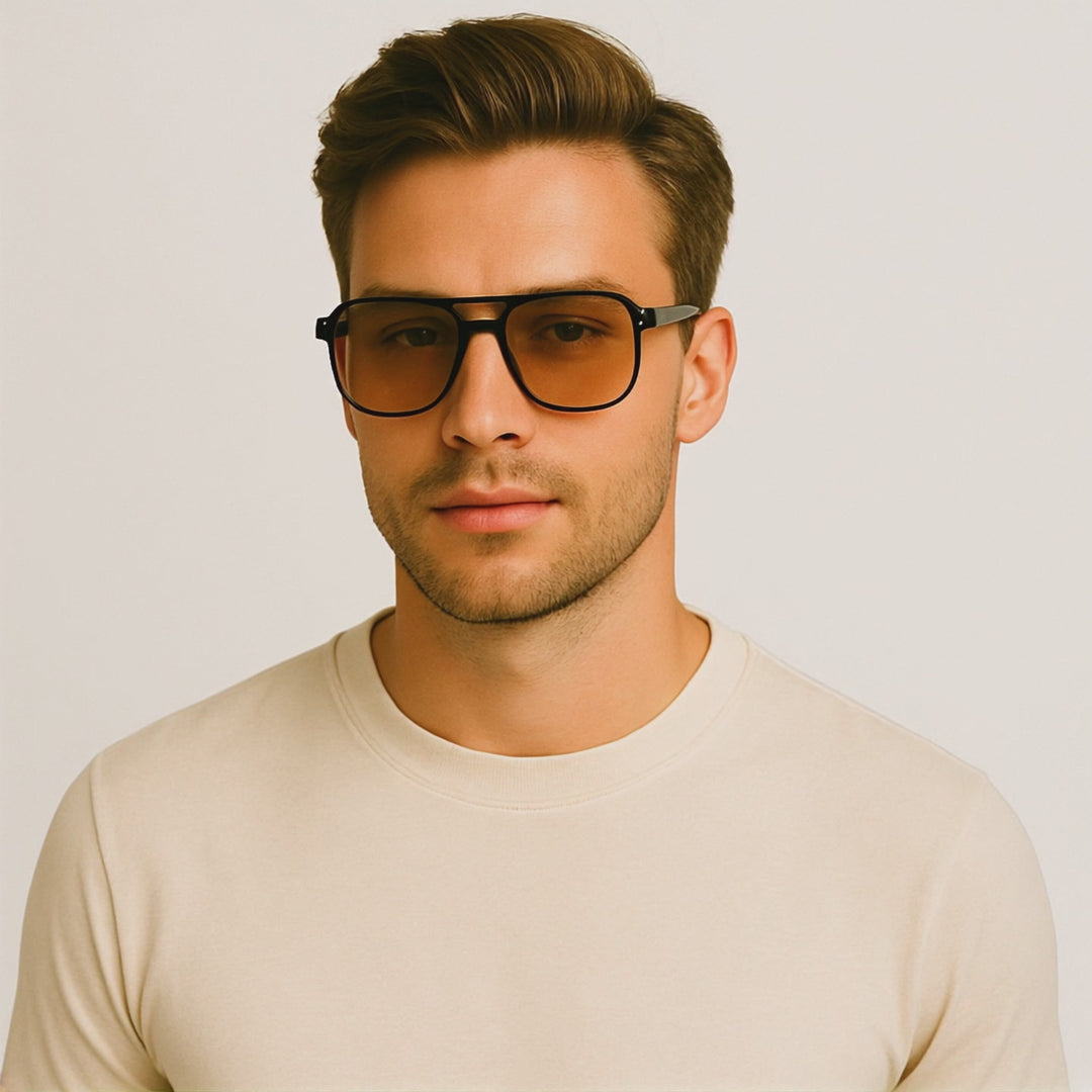 Sonnenbrille aus Kunststoff - Quadratisches Design